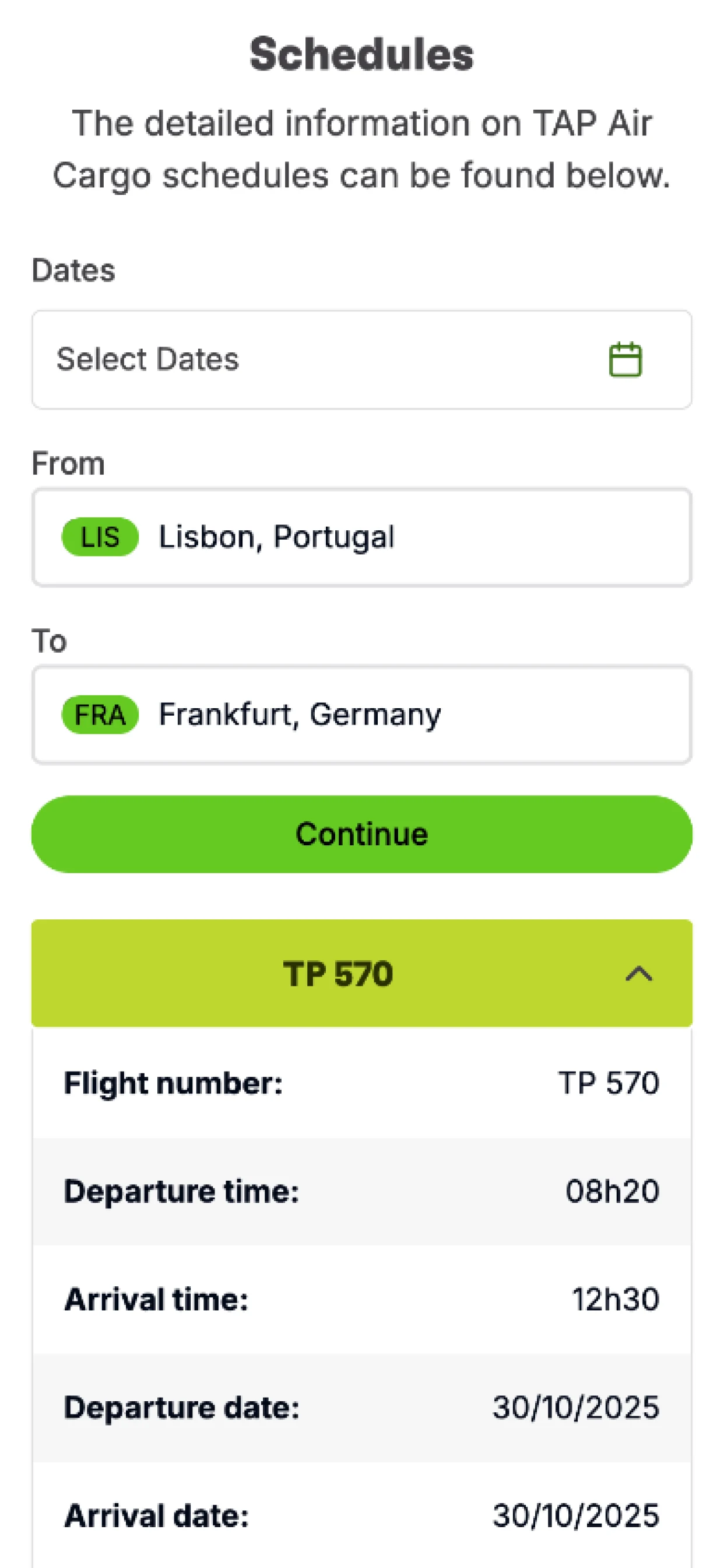 TAP Cargo screenshot